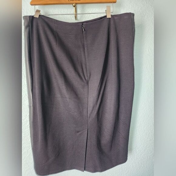 Eileen Fisher Black Pencil Skirt Matching Blazer Jacket Available - Picture 3 of 11